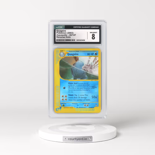 2003 Aquapolis #30 Quagsire - Holo e-Card Symbol (CGC 8 NM-MT)