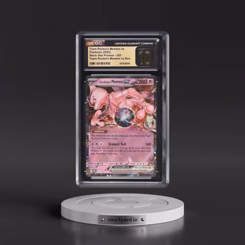 2025 Pokémon Svp EN-SV Black Star Promo #205 Team Rocket's Mewtwo EX - Holo Team Rocket's Mewtwo EX