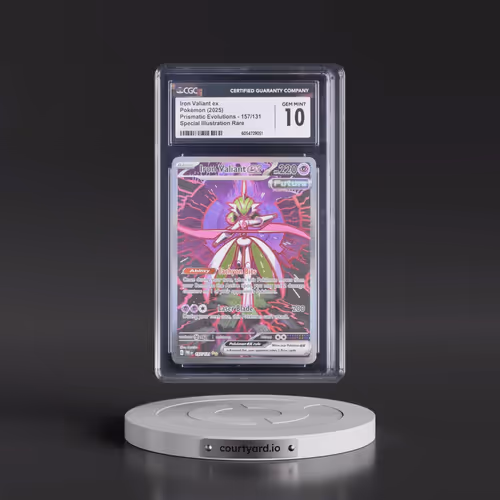 2024 Prismatic Evolutions - PRE EN #157/131 Iron Valiant ex - Special Illustration Rare (Holo) (CGC