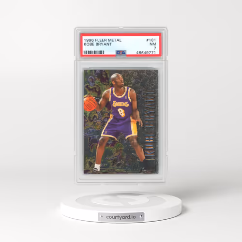 1996 Metal #181 Kobe Bryant (PSA 7 NM)