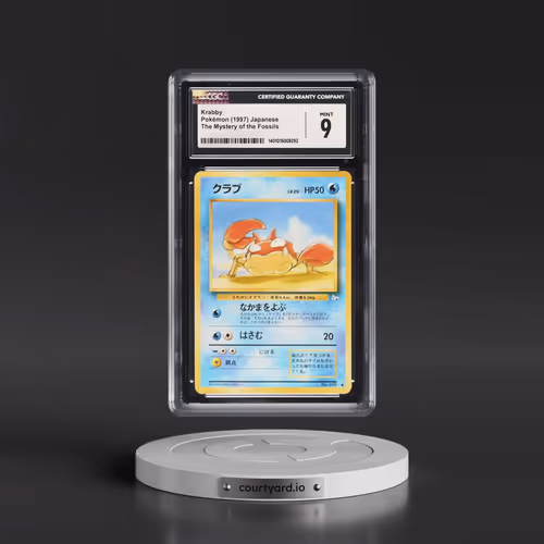 1997 The Mystery of the Fossils Krabby (CGC 9 MINT)