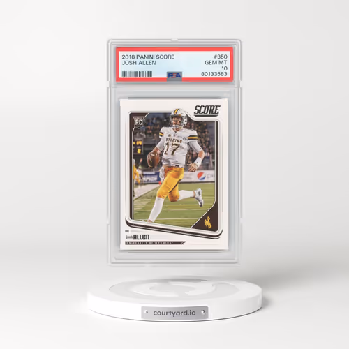 2018 Panini Score #350 Josh Allen (PSA 10 GEM MINT)