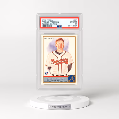 2011 Topps Allen & Ginter #198 Freddie Freeman (PSA 10 GEM MINT)