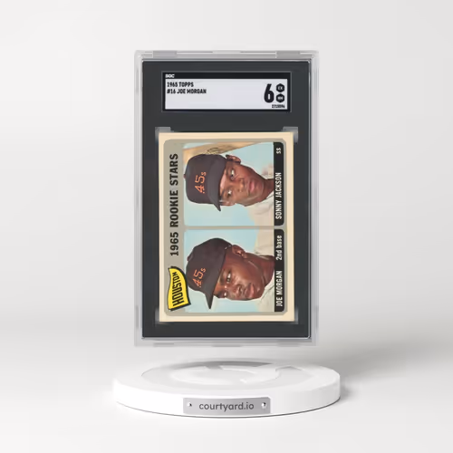 1965 Topps #16 Joe Morgan - J.Morgan/S.Jackson (SGC 6 EX-MT)