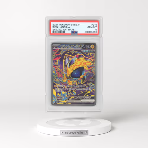 2024 Pokémon Sv8a-Terastal Fest EX #210 Iron Hands EX - Holo Special Art Rare (PSA 10 GEM MINT)