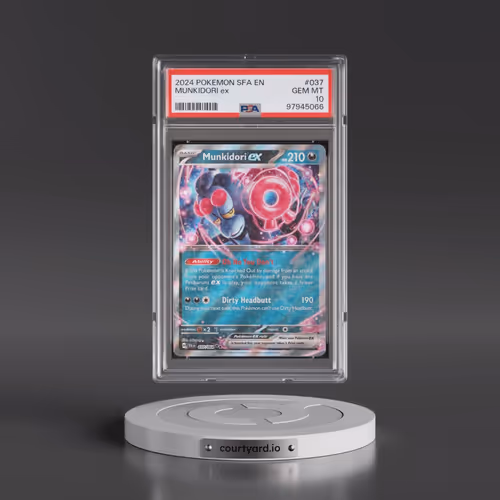 2024 Pokémon Sfa EN-Shrouded Fable #037 Munkidori EX - Holo (PSA 10 GEM MINT)