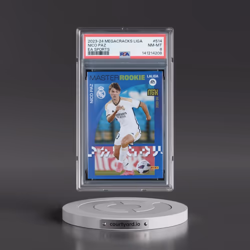 2023-24 Panini Megacracks Laliga EA Sports #514 Nico Paz (PSA 8 NM-MT)