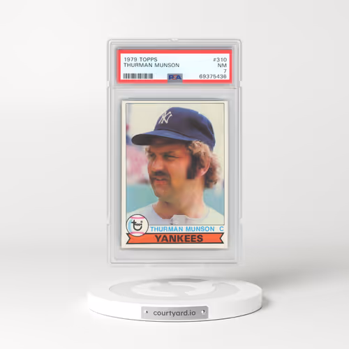 1979 Topps #310 Thurman Munson (PSA 7 NM)