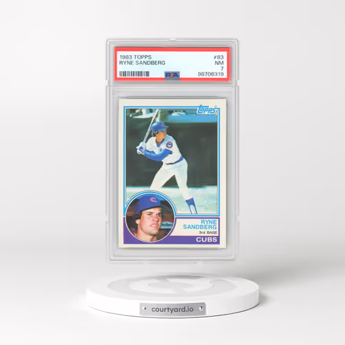 1983 Topps #83 Ryne Sandberg (PSA 7 NM)