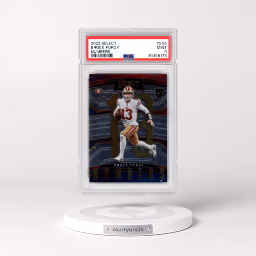 2022 Panini Select Select Numbers #SN5 Brock Purdy (PSA 9 MINT)