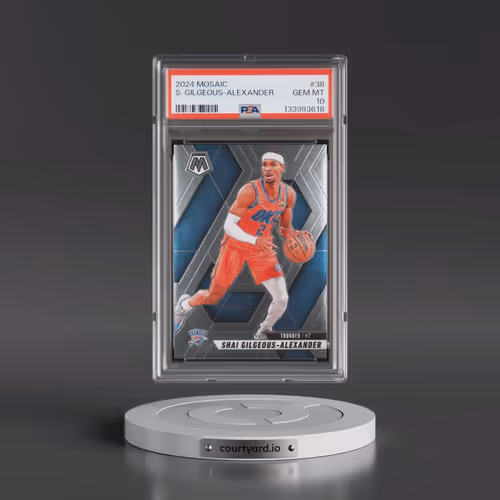 2024 Panini Mosaic #38 Shai Gilgeous-Alexander (PSA 10 GEM MINT)