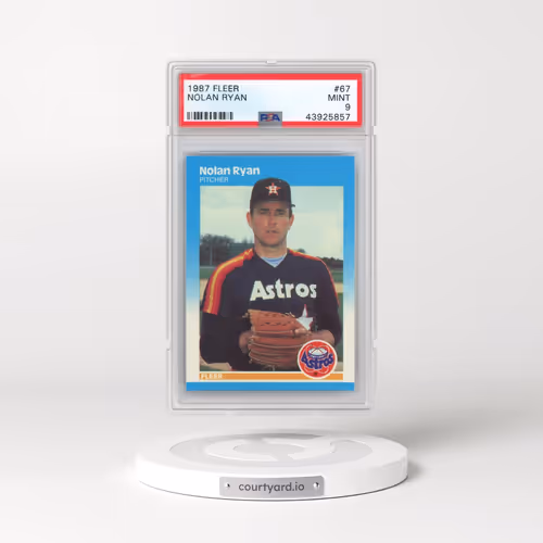 1987 Fleer #67 Nolan Ryan (PSA 9 MINT)