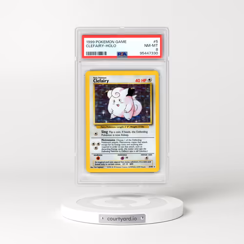 1999 Pokémon Game #5 Clefairy - Holo (PSA 8 NM-MT)
