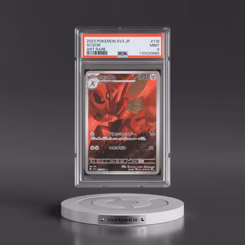 2023 Pokémon SV3-Ruler of the Black Flame #116 Scizor - Art Rare (PSA 9 MINT)