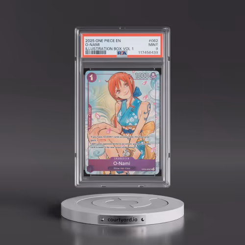 2025 One Piece Promos #062 O-Nami - Illustration Box Vol 1 (PSA 9 MINT)