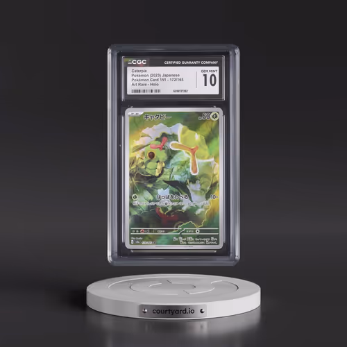 2023 Pokémon Card 151 #172/165 Caterpie - Art Rare Holo (CGC 10 GEM MINT)