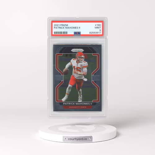 2021 Panini Prizm #190 Patrick Mahomes II (PSA 9 MINT)