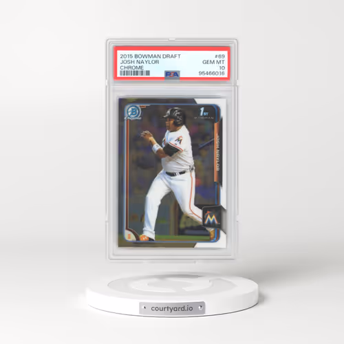 2015 Bowman Draft #69 Josh Naylor - Chrome (PSA 10 GEM MINT)