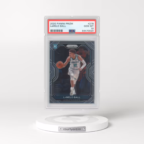 2020 Panini Prizm #278 LaMelo Ball (PSA 10 GEM MINT)