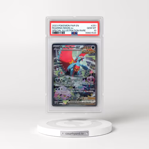 2023 Pokémon Par EN-Paradox Rift #251 Roaring Moon EX - Holo Special Illustration Rare (PSA 10 GEM M