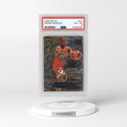 1996 Metal #231 Dennis Rodman (PSA 8 NM-MT)