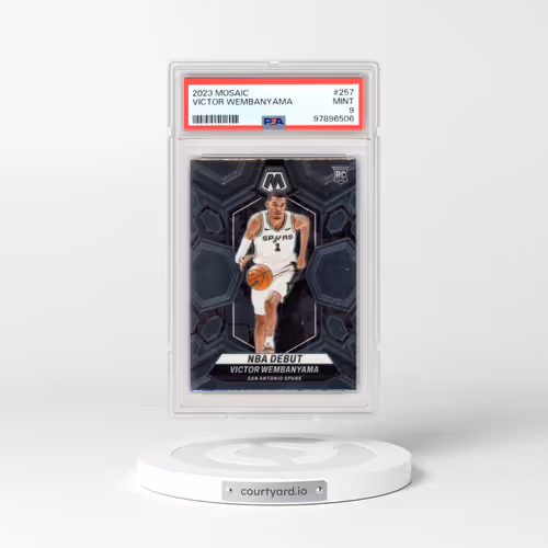 2023 Panini Mosaic #257 Victor Wembanyama (PSA 9 MINT)