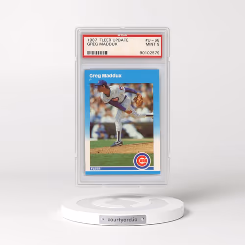 1987 Fleer Update #U-68 Greg Maddux (PSA 9 MINT)