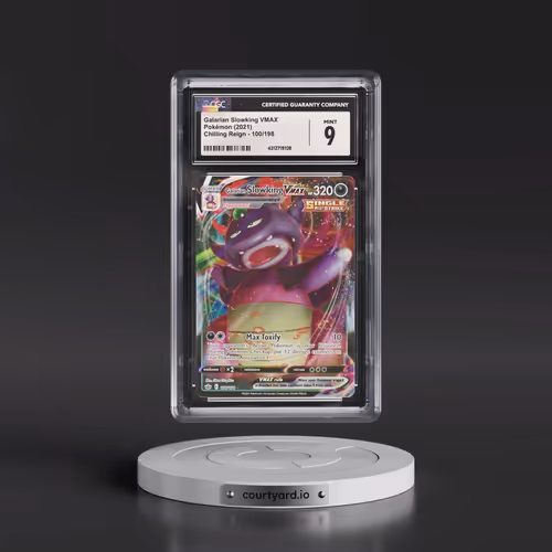2021 Chilling Reign #100/198 Galarian Slowking VMAX - Holo (CGC 9 MINT)