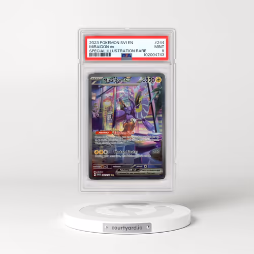2023 Pokémon Svi EN-Scarlet & Violet #244 Miraidon EX - Holo Special Illustration Rare (PSA 9 MINT)