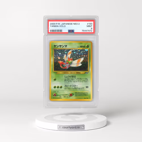 2000 Pokémon Neo 2 #193 Yanma - Holo (PSA 9 MINT)