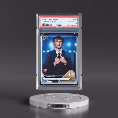 2025 Topps Now Draft #D1 Cooper Flagg (PSA 10 GEM MINT)