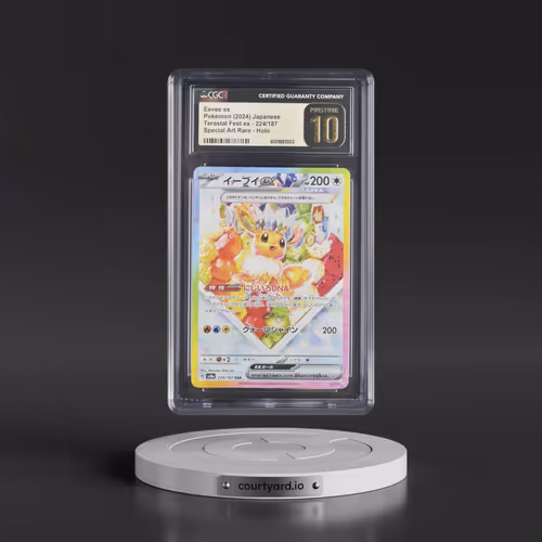 2024 High Class Pack: Terastal Fest ex - sv8a #224/187 Eevee ex - Special Art Rare Holo (CGC 10 PRIS