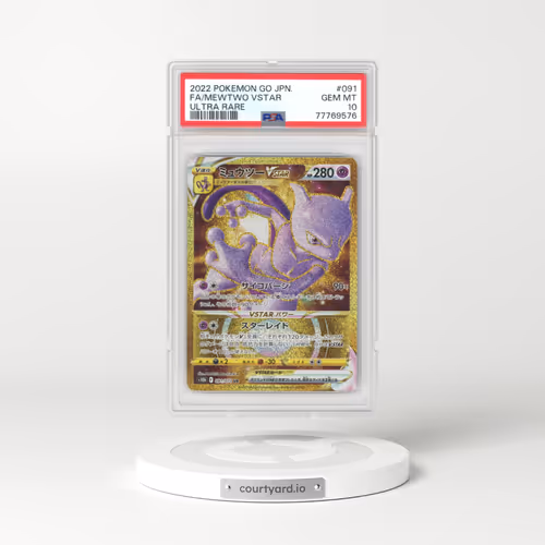 2022 Japanese Pokémon GO #091 Mewtwo VSTAR - Holo Ultra Rare (PSA 10 GEM MINT)
