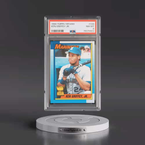 1990 Topps Tiffany #336 Ken Griffey Jr (PSA 8 NM-MT)