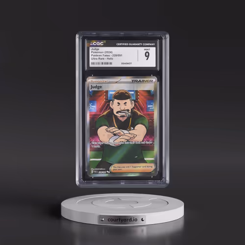 2024 Pokémon Paf EN-Paldean Fates #228 Judge - Ultra Rare (CGC 9 MINT)