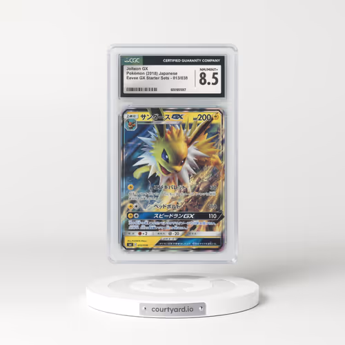 2018 Eevee GX Starter Sets #013/038 Jolteon GX - Holo (CGC 8.5 NM-MT+)