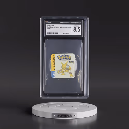 2003 Pokémon STAKS Advanced (2003 Panini) - English #041 Alakazam (CGC 8.5 NM-MT+)