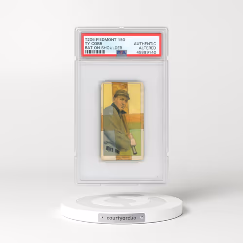 1909 T206 Piedmont 150 Ty Cobb - Bat on Shoulder (PSA AUTHENTIC)