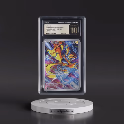 2024 Stellar Miracle #109/102 Zeraora - Art Rare Holo (CGC 10 PRISTINE)