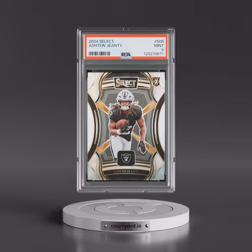 2024 Panini Select #506 Ashton Jeanty (PSA 9 MINT)