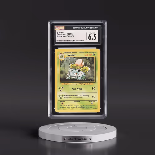 1999 Base Set #30/102 Ivysaur (CGC 6.5 EX-NM+)