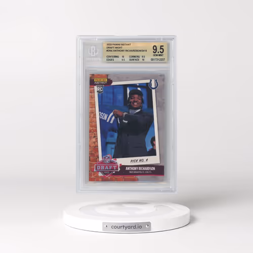 2023 Panini Instant NFL Draft Night #DN4 Anthony Richardson (BGS 9.5 GEM MINT)