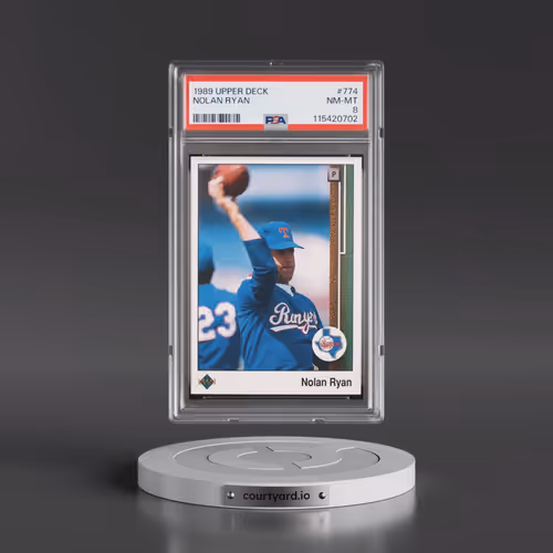 1989 Upper Deck #774 Nolan Ryan (PSA 8 NM-MT)