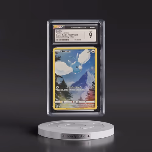 2022 Crown Zenith #GG27/GG70 Swablu - Galarian Gallery Holo (CGC 9 MINT)