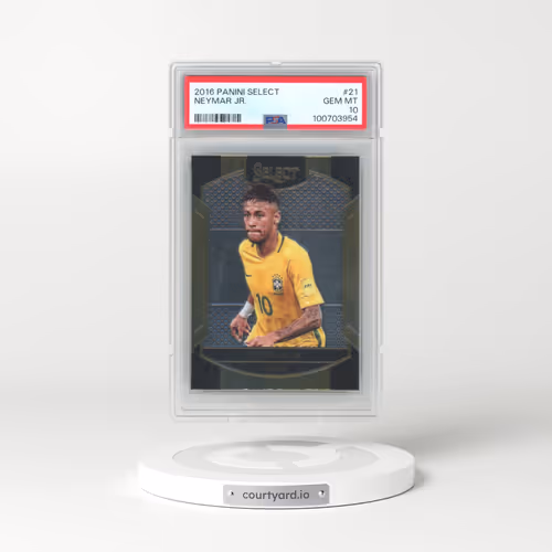 2016 Panini Select #21 Neymar Jr. (PSA 10 GEM MINT)