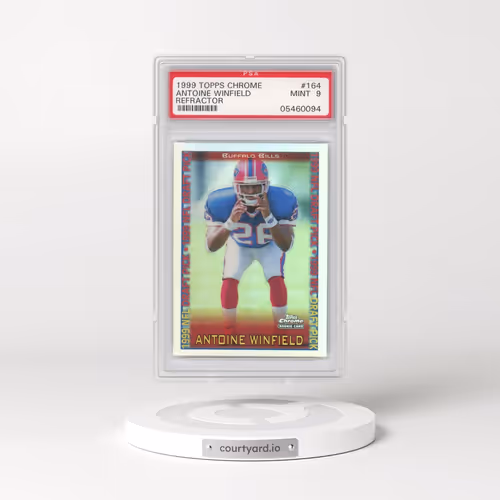 1999 Topps Chrome #164 Antoine Winfield - Refractor (PSA 9 MINT)