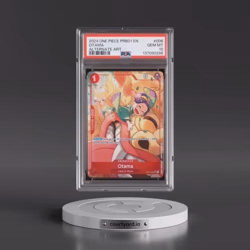 2024 One Piece PRB01-Premium Booster -One Piece Card the Best #006 Otama - Alternate Art (PSA 10 GEM