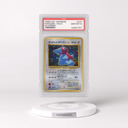 1999 Pokémon CD Promo #137 Porygon - Holo CD Promo (PSA 10 GEM MINT)