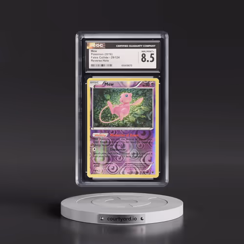 2016 Fates Collide #29/124 Mew - Reverse Holo (CGC 8.5 NM-MT+)