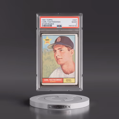 1961 Topps #287 Carl Yastrzemski - Star Rookie (PSA 2 GOOD)